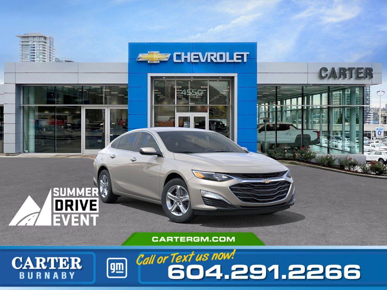 New 2024 Chevrolet Malibu 1LS | Alum Wheels/Cruise Ctrl/Driver Assist Pkg for sale in Burnaby, BC