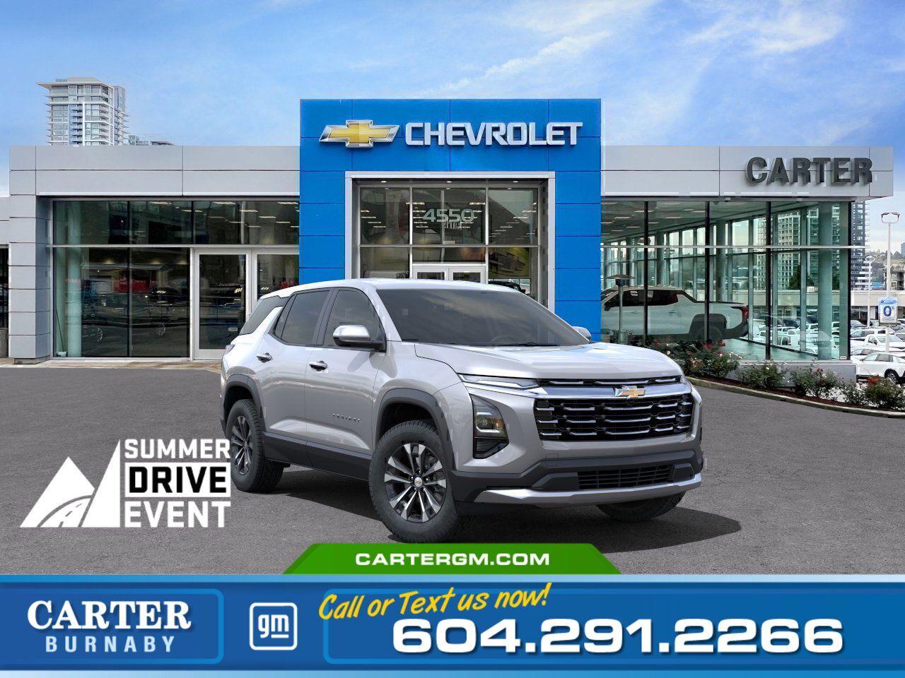 New 2025 Chevrolet Equinox 1LT FWD | Alum Wheels/Climate Ctrl/HD Cam for sale in Burnaby, BC