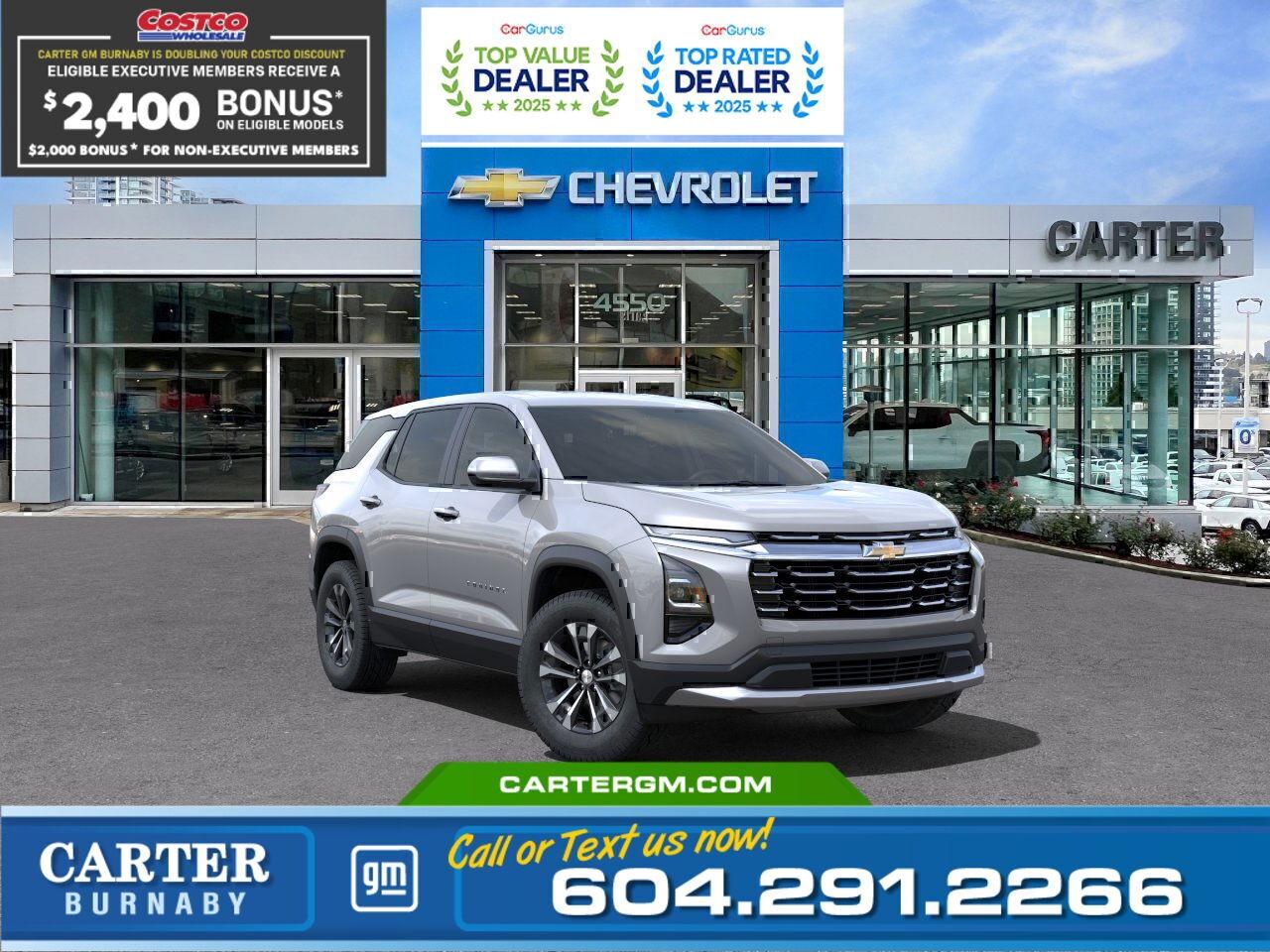 New 2025 Chevrolet Equinox 1LT FWD | Double Costco Bonus: Up to $2,400! for sale in Burnaby, BC