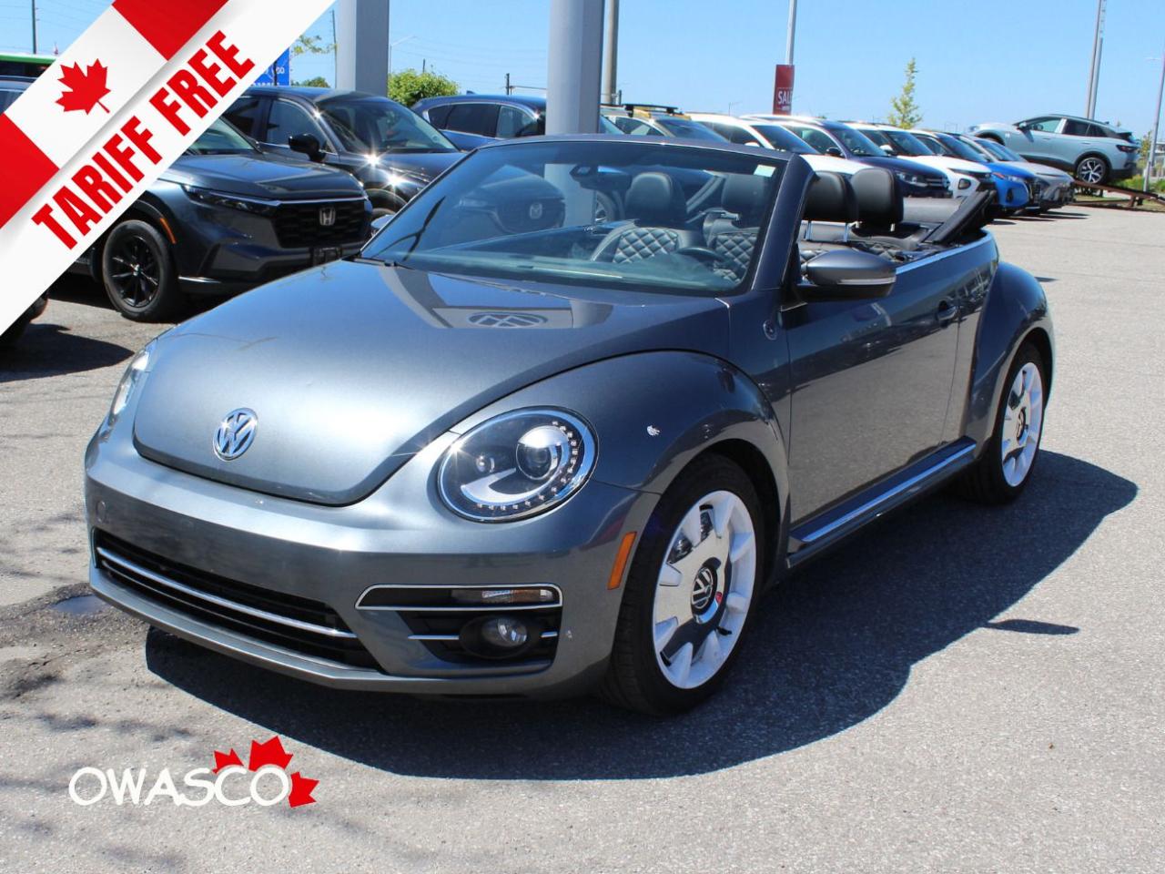 Used 2019 Volkswagen Beetle Convertible 2.0L Wolfsburg Edition! Iconic Car! Summer is Here for sale in Whitby, ON