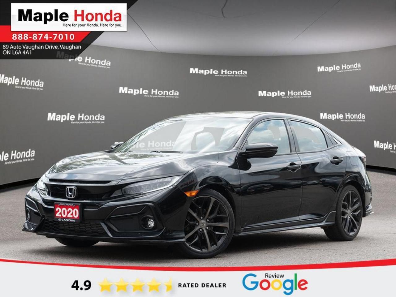Used 2020 Honda Civic Hatchback Leather Seats| Navigation| Sunroof| Heated Seats| for sale in Vaughan, ON