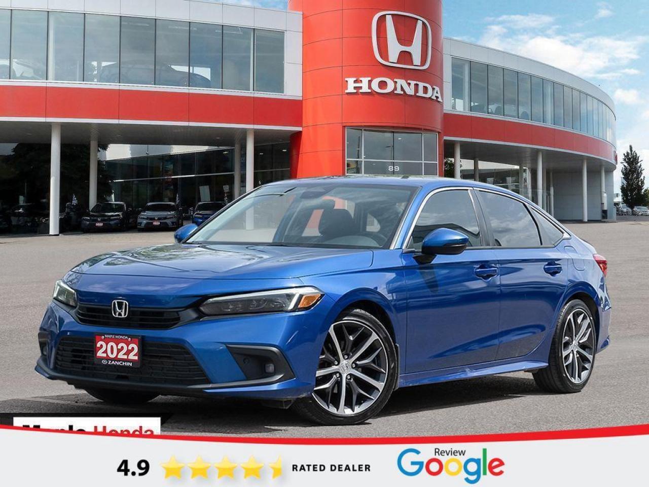 Used 2022 Honda Civic Sedan Leather Seats| Navigation| Auto Start| Honda Sensi for sale in Vaughan, ON