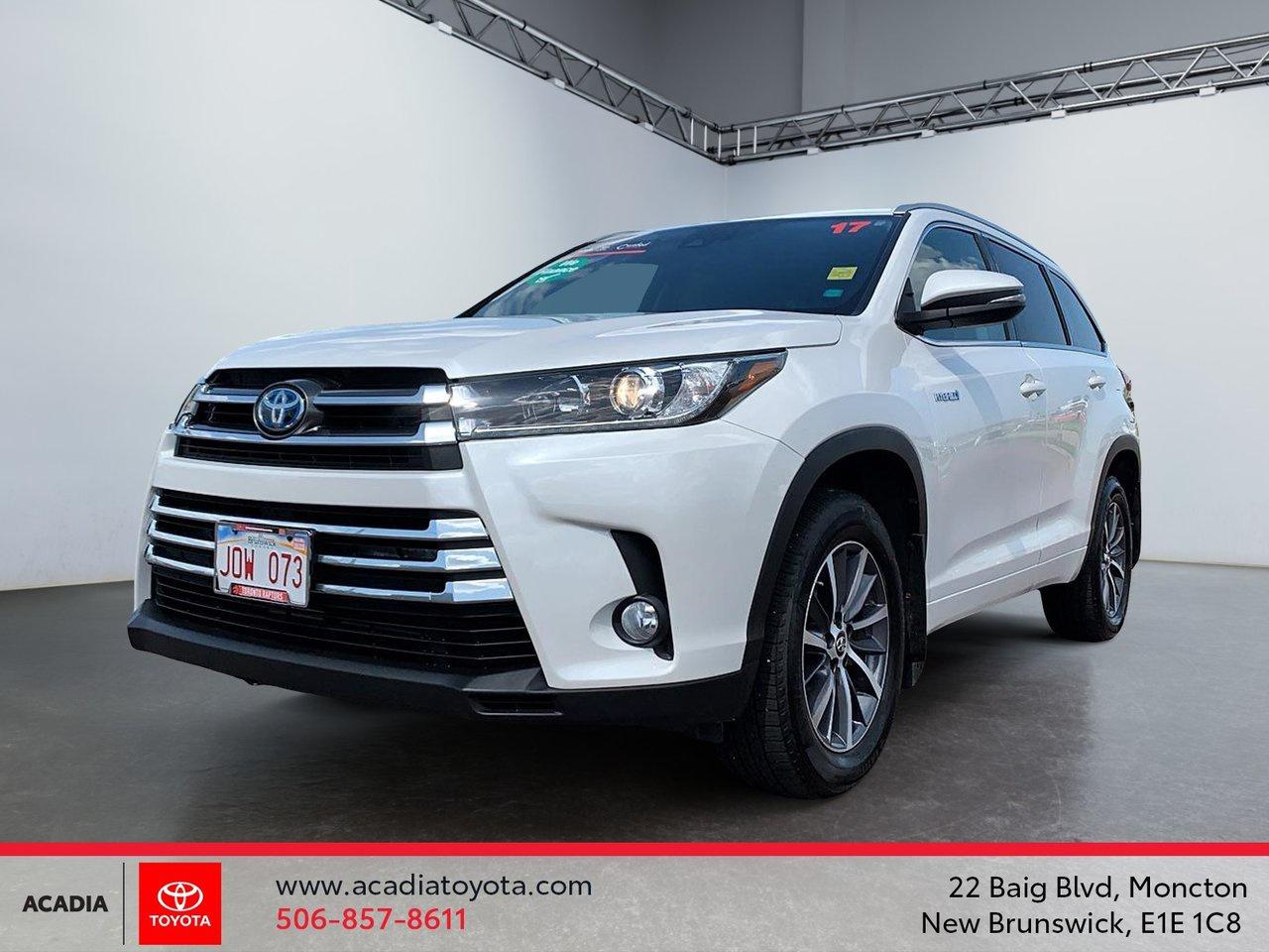Used 2017 Toyota Highlander HYBRID XLE for sale in Moncton, NB