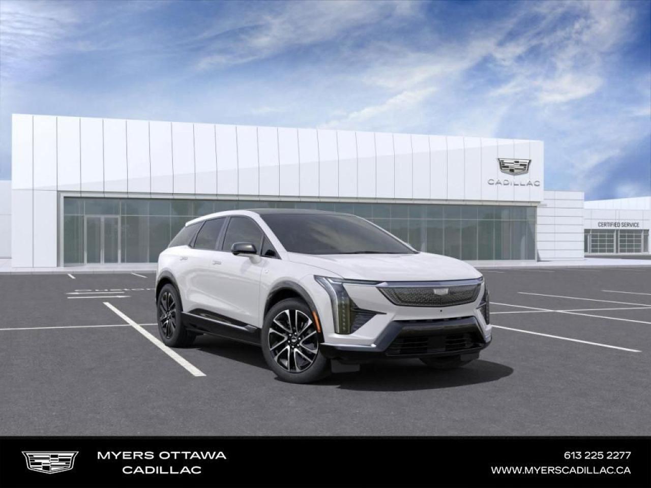New 2025 Cadillac OPTIQ Sport  OPTIQ SPORT 2, WHITE ON BLACK, TRAILERING for sale in Ottawa, ON