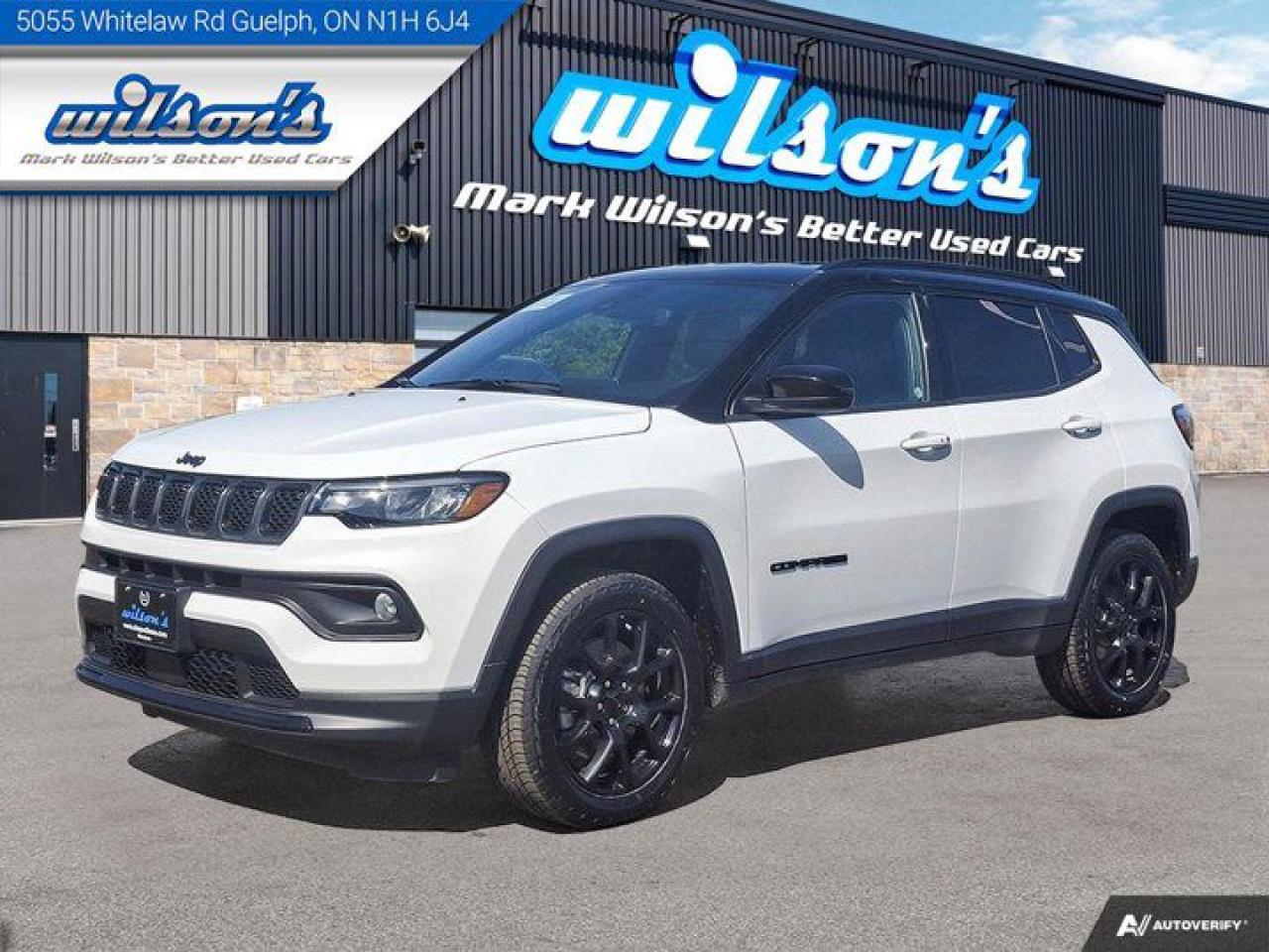 Used 2024 Jeep Compass Altitude 4WD | Leatherette | Navigation | Rear Camera | Carplay + Android Auto | New Tires | for sale in Guelph, ON