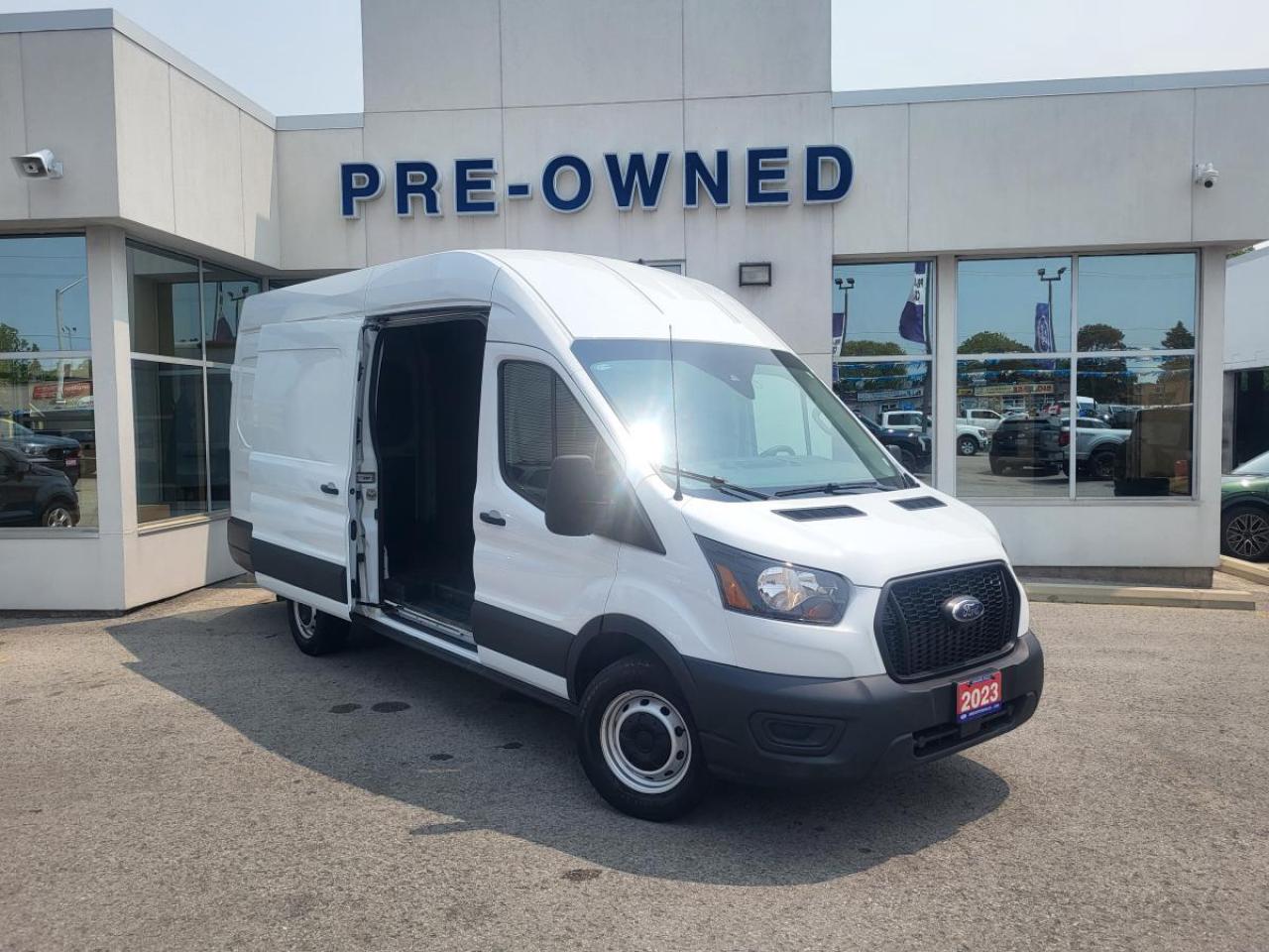 2023 Ford Transit Cargo Van T-250 148" EL Hi Rf 9070 GVWR RWD Photo