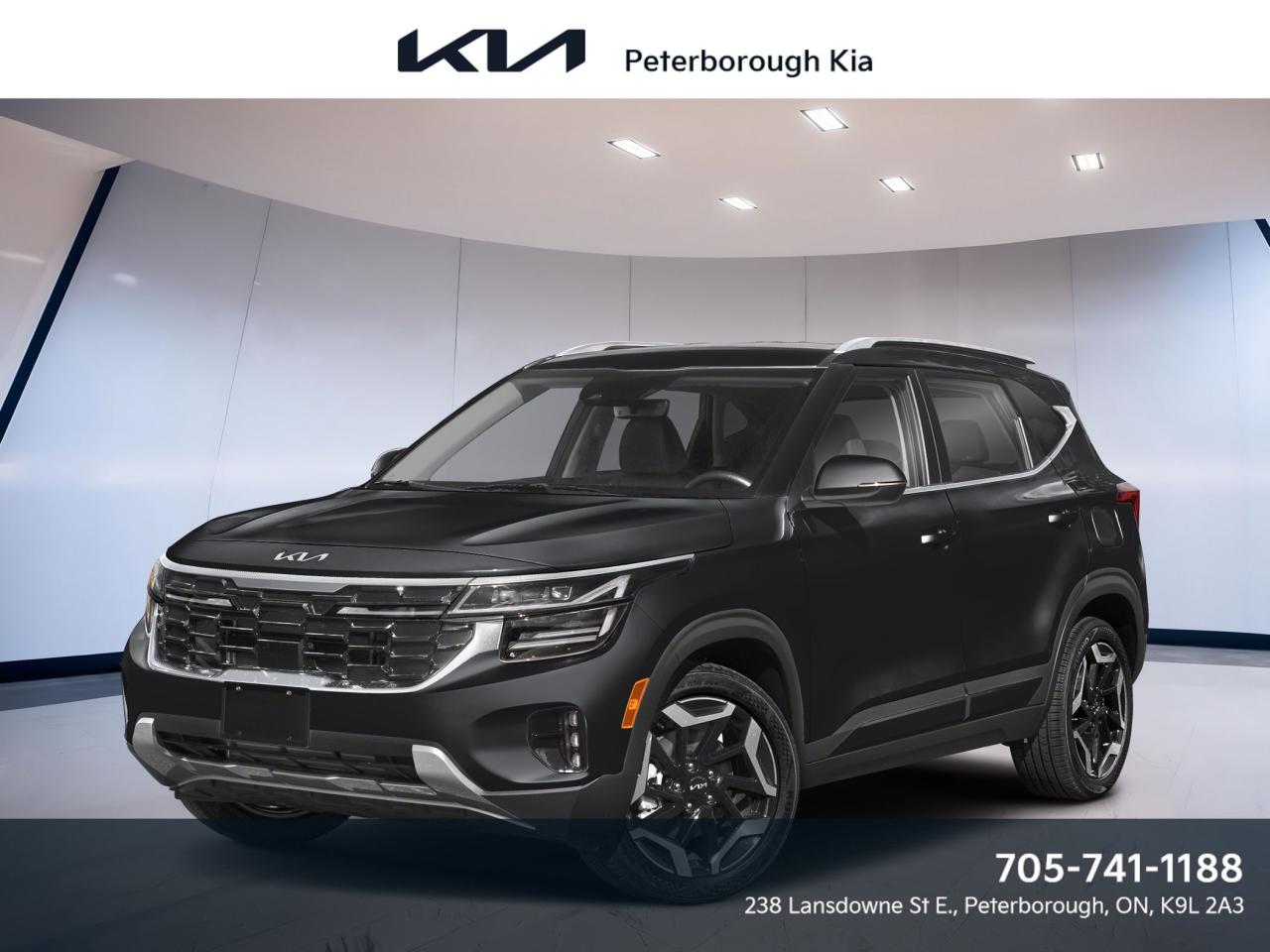 New 2025 Kia Seltos Sx Turbo Awd Black for sale in Peterborough, ON