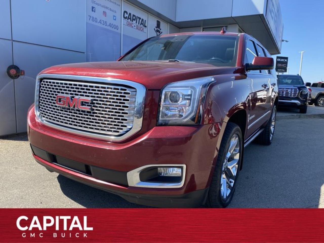 Used 2017 GMC Yukon Denali 4WD * SUNROOF * REAR DVD ENTERTAINMENT * HEAD UP DISPLAY * for sale in Edmonton, AB