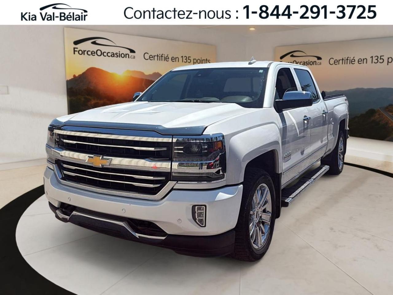 Used 2017 Chevrolet Silverado 1500 HIGH COUNTRY 4X4 *V8 *355HP *TOIT *CUIR *BOSE *GPS for sale in Québec, QC