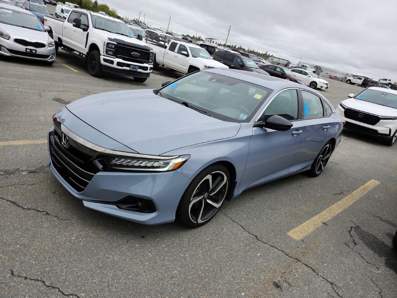 Used 2021 Honda Accord Sedan Sport 2.0 Automatic Sedan for sale in Truro, NS