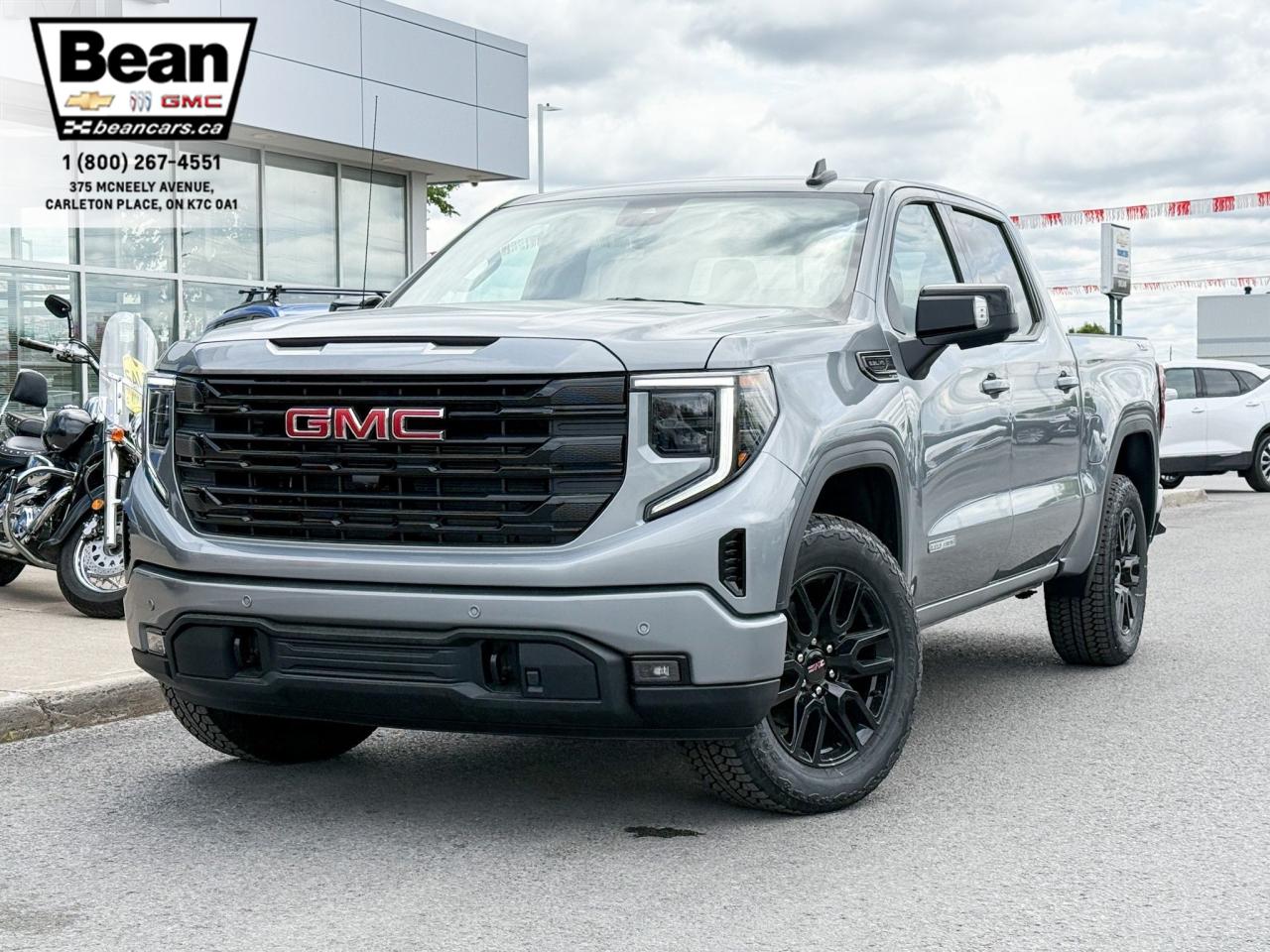 New 2025 GMC Sierra 1500 Elevation 5.3L V8 WITH REMOTE START/ENTRY, HEATED SEATS, HEATED STEERING WHEEL, CRUISE CONTROL, HD REAR VISION CAMERA, BOSE SOUND SYSTEM for sale in Carleton Place, ON