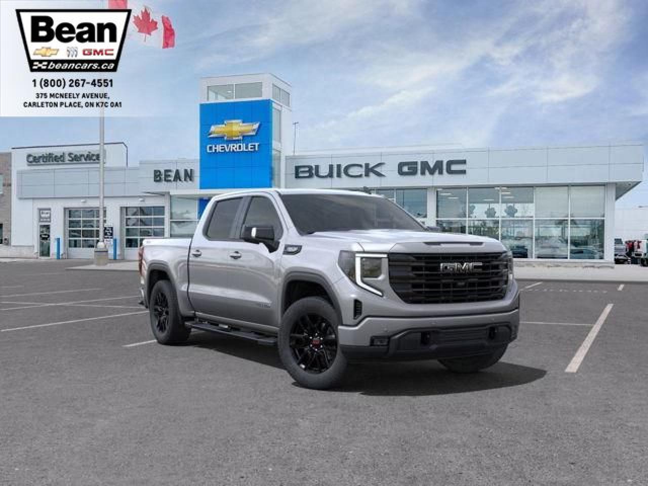 New 2025 GMC Sierra 1500 Elevation 5.3L V8 WITH REMOTE START/ENTRY, HEATED SEATS, HEATED STEERING WHEEL, CRUISE CONTROL, HD REAR VISION CAMERA, BOSE SOUND SYSTEM for sale in Carleton Place, ON