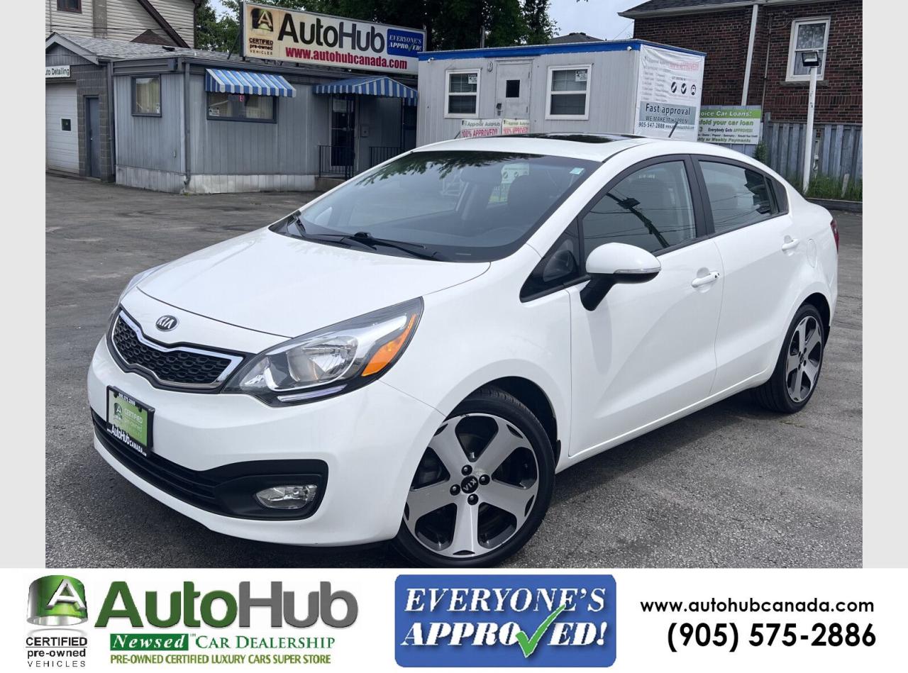 Used 2013 Kia Rio SX-BACKUP CAMERA/HEATED SEATS&STEERING/LEATHER/SUNROOF for sale in Hamilton, ON