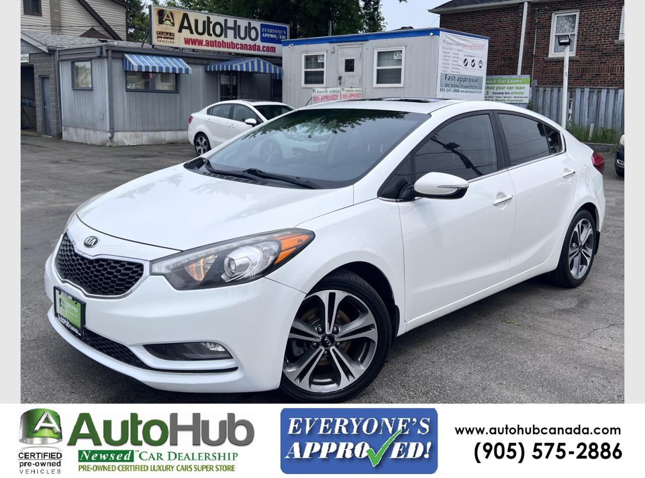 Used 2016 Kia Forte SX-BACKUP CAMERA/HEATED SEATS&STEERING/LEATHER/SUNROOF for sale in Hamilton, ON