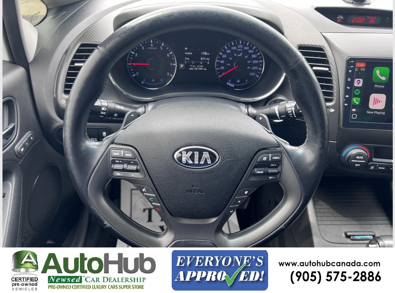 2016 Kia Forte SX-BACKUP CAMERA/HEATED SEATS&STEERING/LEATHER/SUNROOF Photo