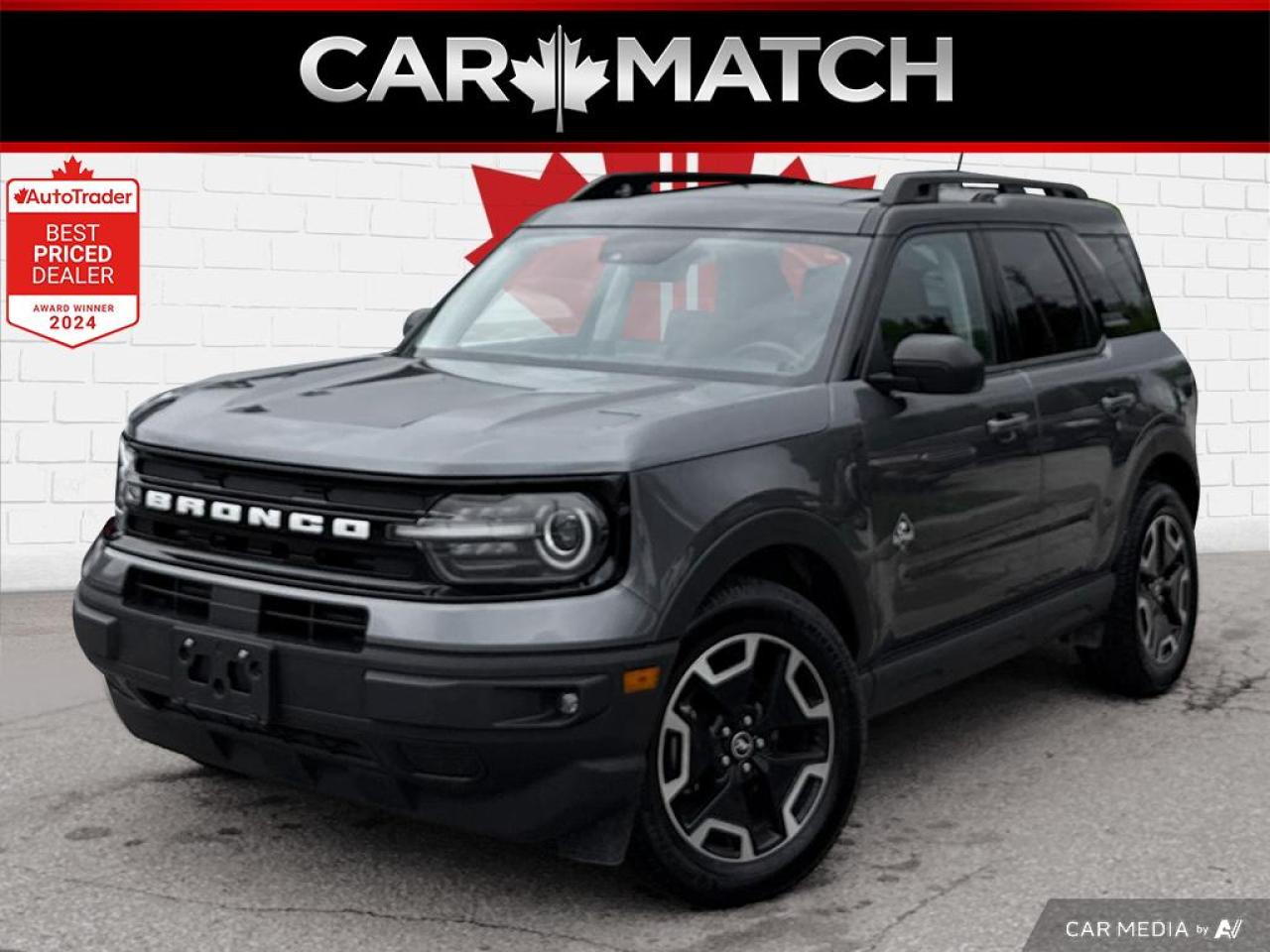 Used 2022 Ford Bronco Sport OUTER BANKS / NO ACCIDENTS / LEATHER / SUNROOF for sale in Cambridge, ON