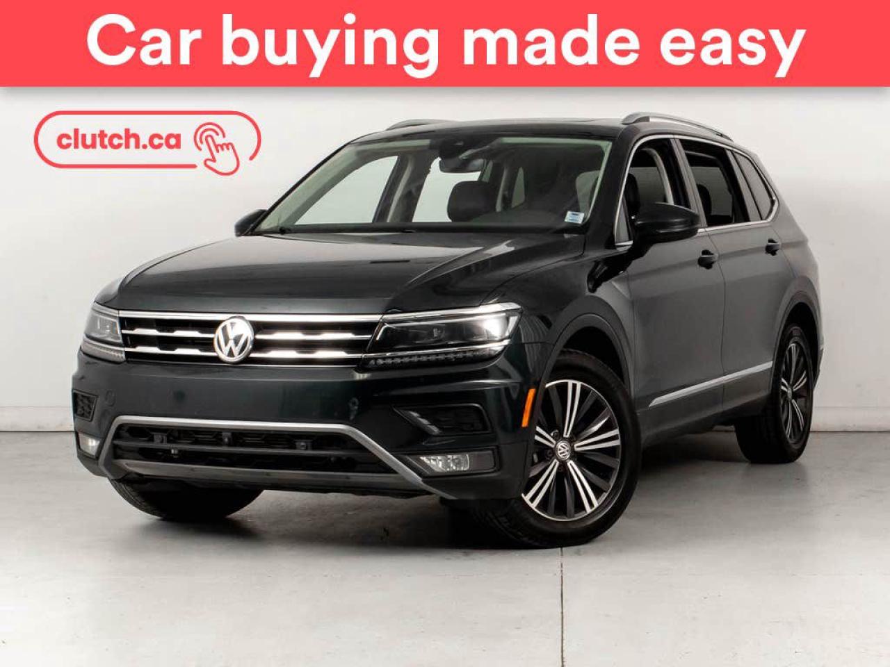 Used 2018 Volkswagen Tiguan Highline w/Apple CarPlay & Android Auto, Heated Front Seats, Backup Cam for sale in Bedford, NS