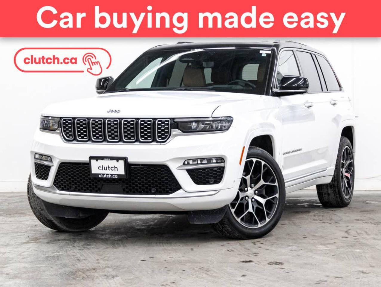 Used 2022 Jeep Grand Cherokee Summit Reserve 4x4 w/Apple CarPlay & Android Auto, Heated Front Seats, Backup Cam for sale in Toronto, ON