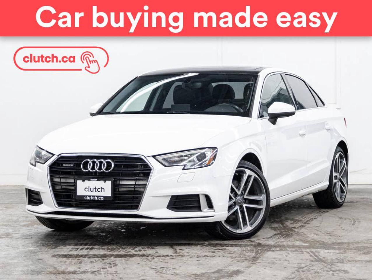 Used 2017 Audi A3 2.0T Progressiv AWD w/ Front Heated Seats, Rearview Cam, Dual Zone A/C for sale in Toronto, ON