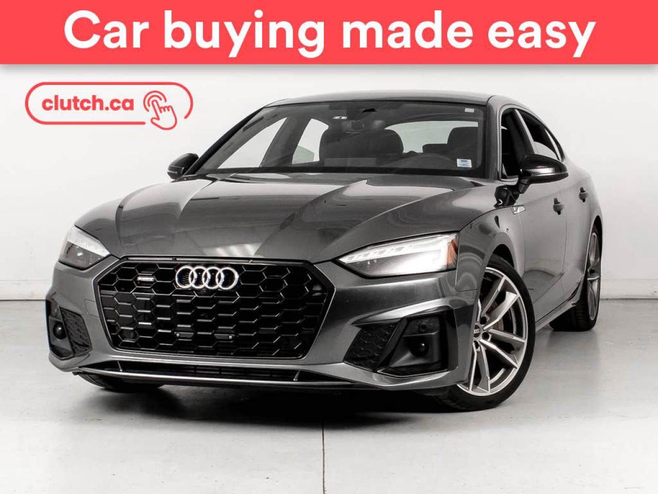 Used 2021 Audi A5 Progressiv AWD w/ Sunroof, Nav, Rear View Cam for sale in Bedford, NS