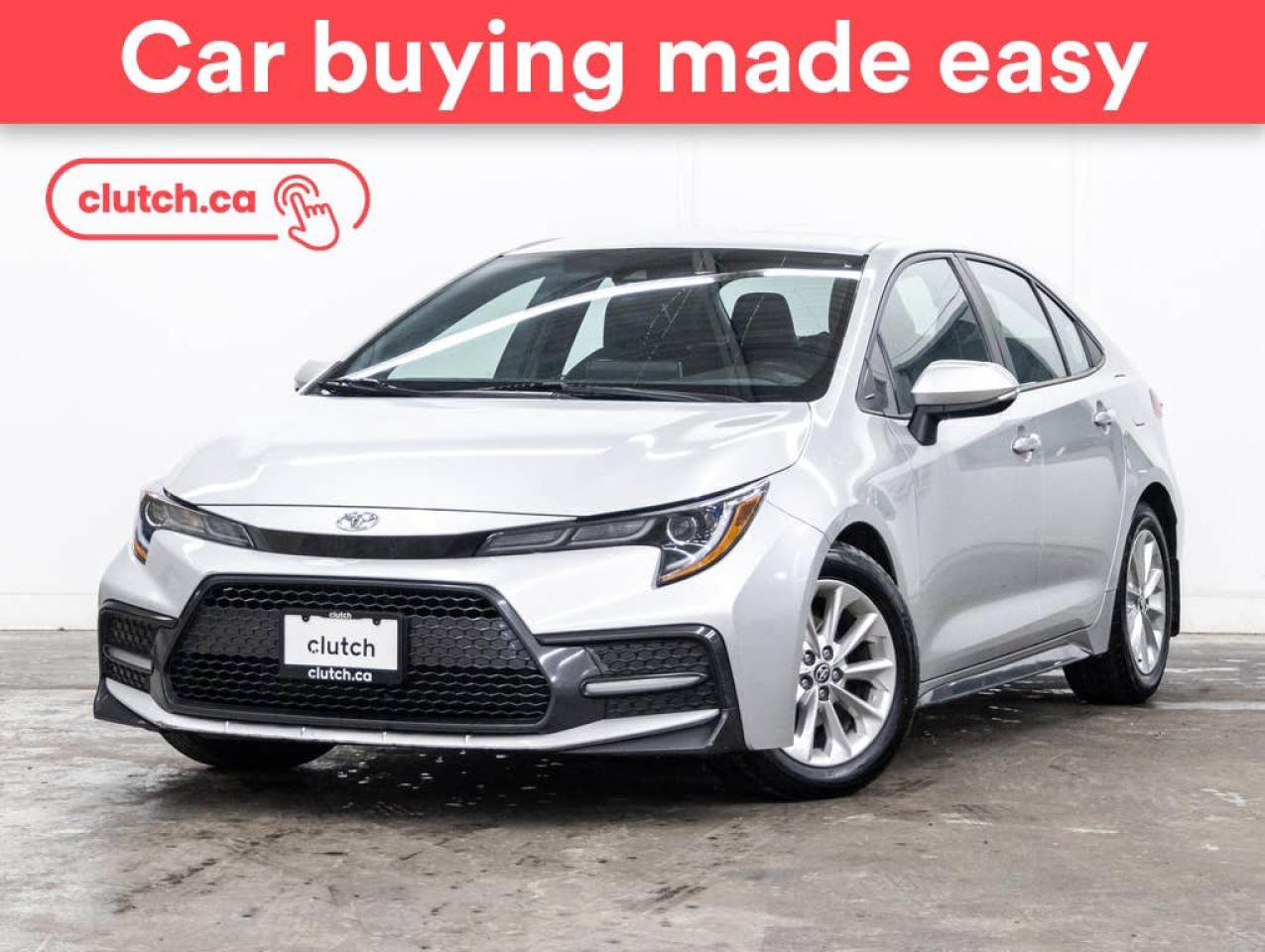 Used 2021 Toyota Corolla SE w/Apple CarPlay & Android Auto, Heated Front Seats, Backup Cam for sale in Toronto, ON