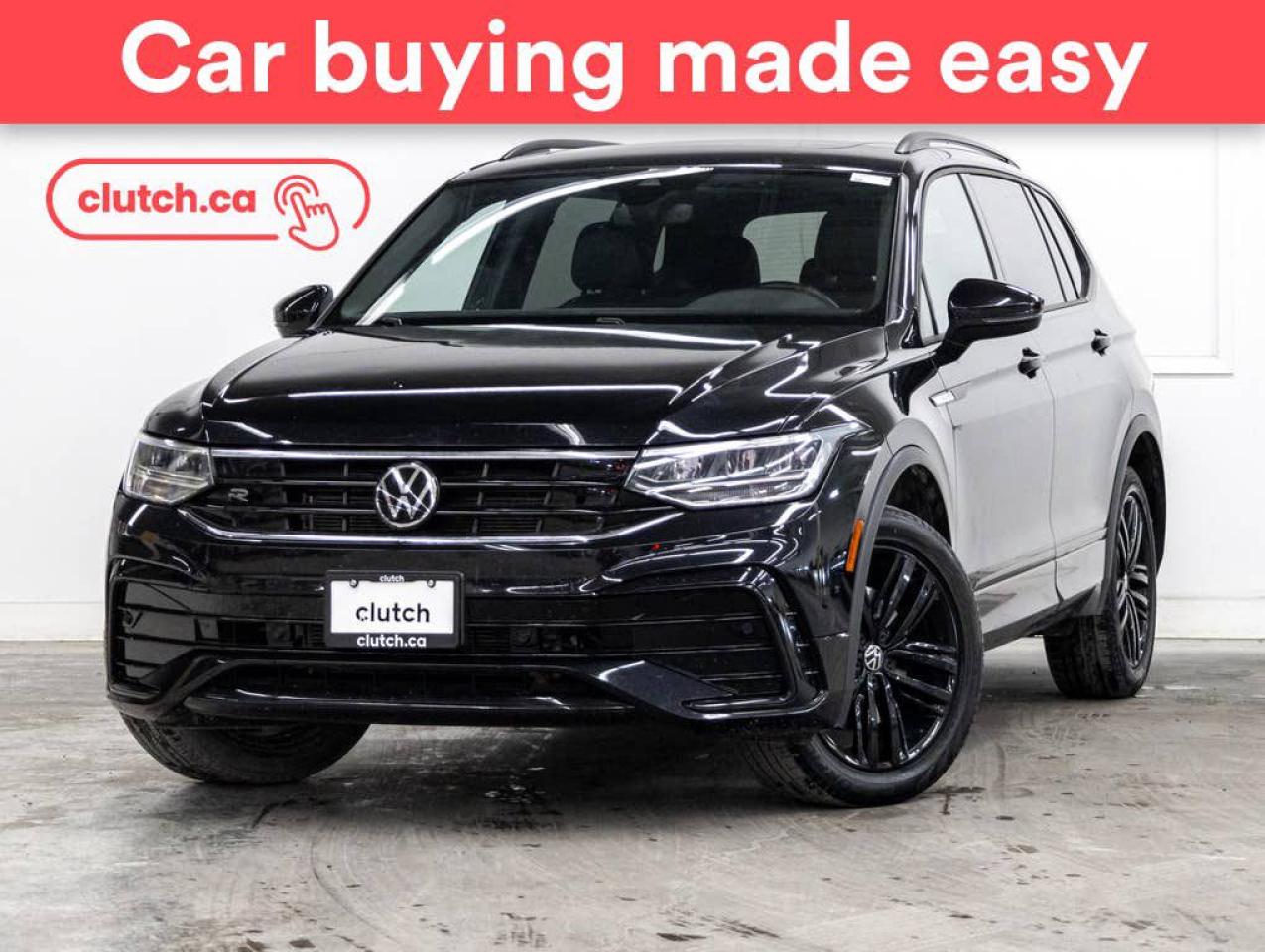 Used 2022 Volkswagen Tiguan Comfortline R-Line Black Edition AWD w/ Apple CarPlay & Android Auto, Panoramic Moonroof, Wireless Charging for sale in Toronto, ON