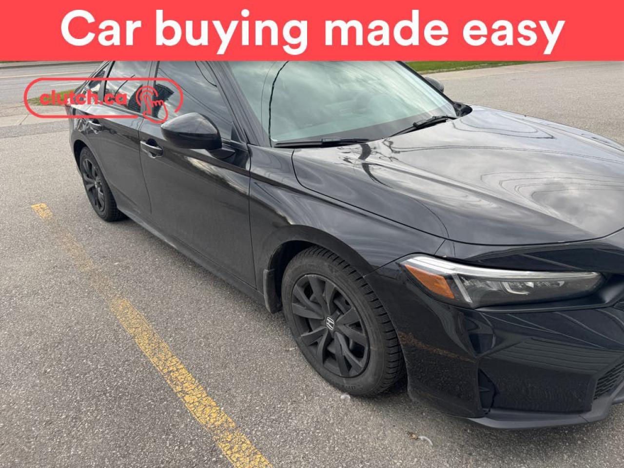 Used 2025 Honda Civic LX w/ Apple CarPlay & Android Auto, Rearview Cam, Climate Control for sale in Toronto, ON