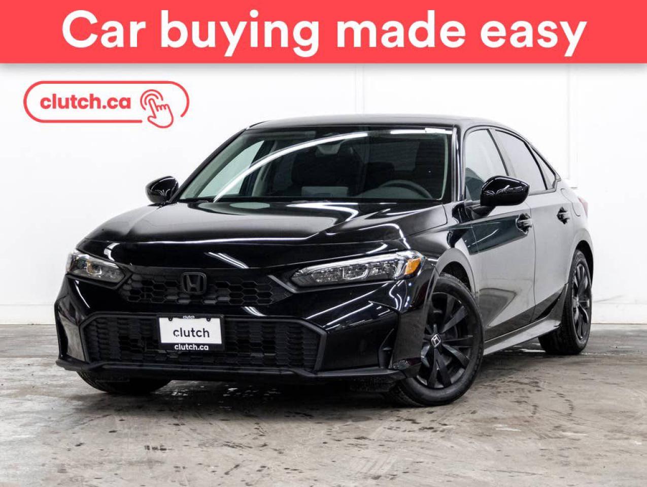 Used 2025 Honda Civic LX w/ Apple CarPlay & Android Auto, Rearview Cam, Climate Control for sale in Toronto, ON