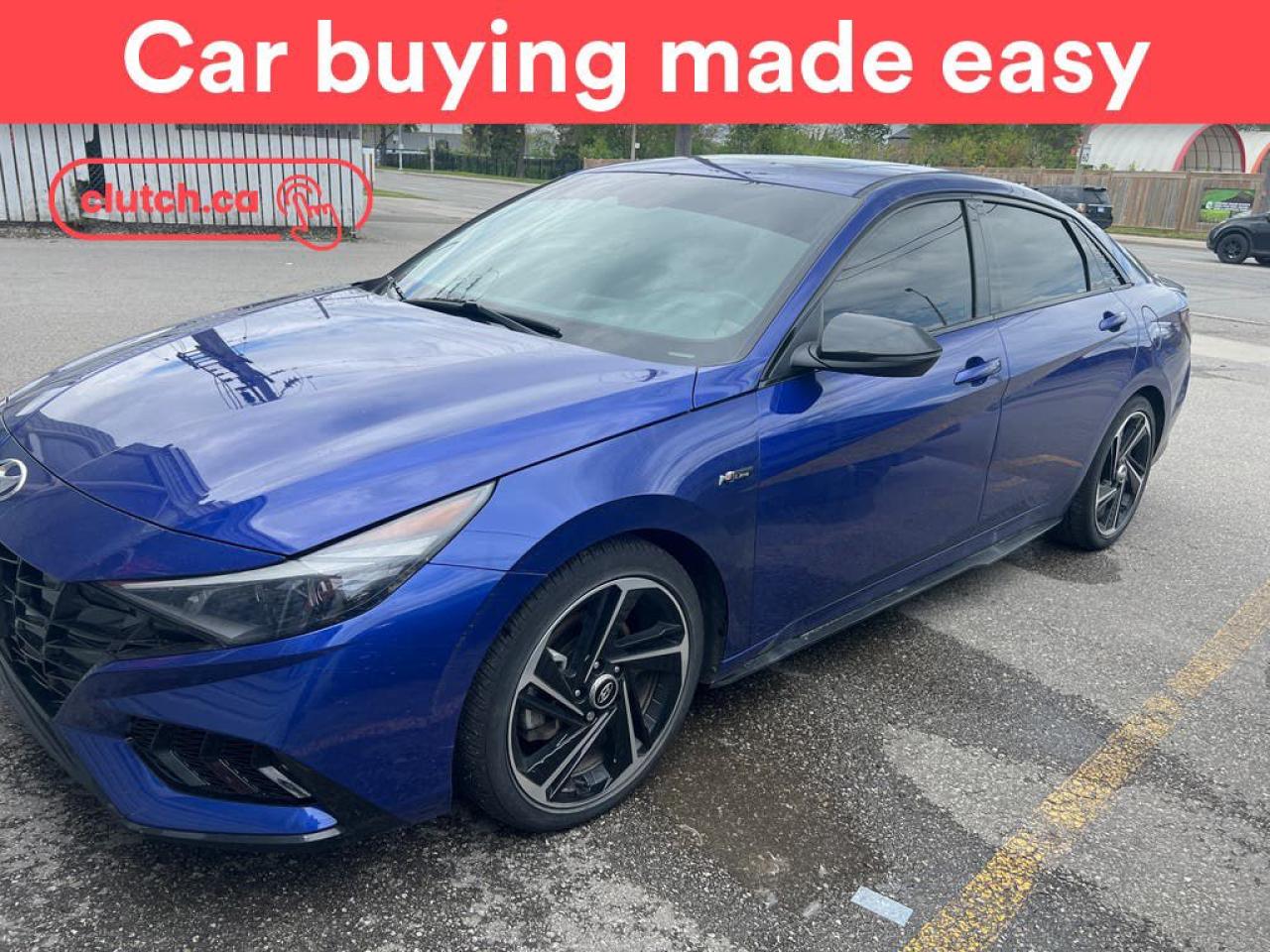 Used 2023 Hyundai Elantra N-Line Ultimate w/ Apple CarPlay & Android Auto, Rearview Cam, Nav for sale in Toronto, ON