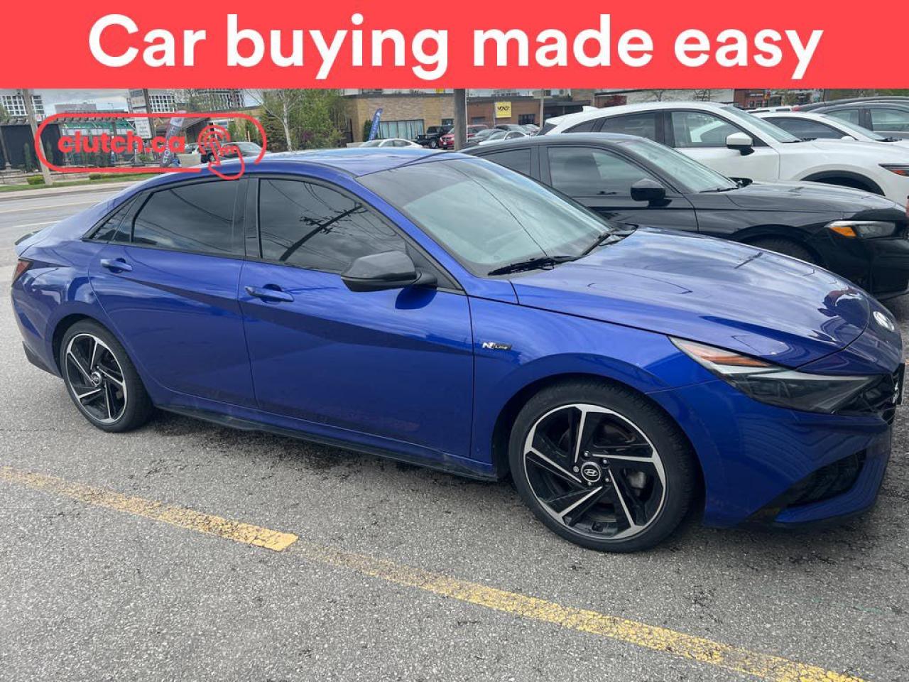 Used 2023 Hyundai Elantra N-Line Ultimate w/ Apple CarPlay & Android Auto, Rearview Cam, Nav for sale in Toronto, ON