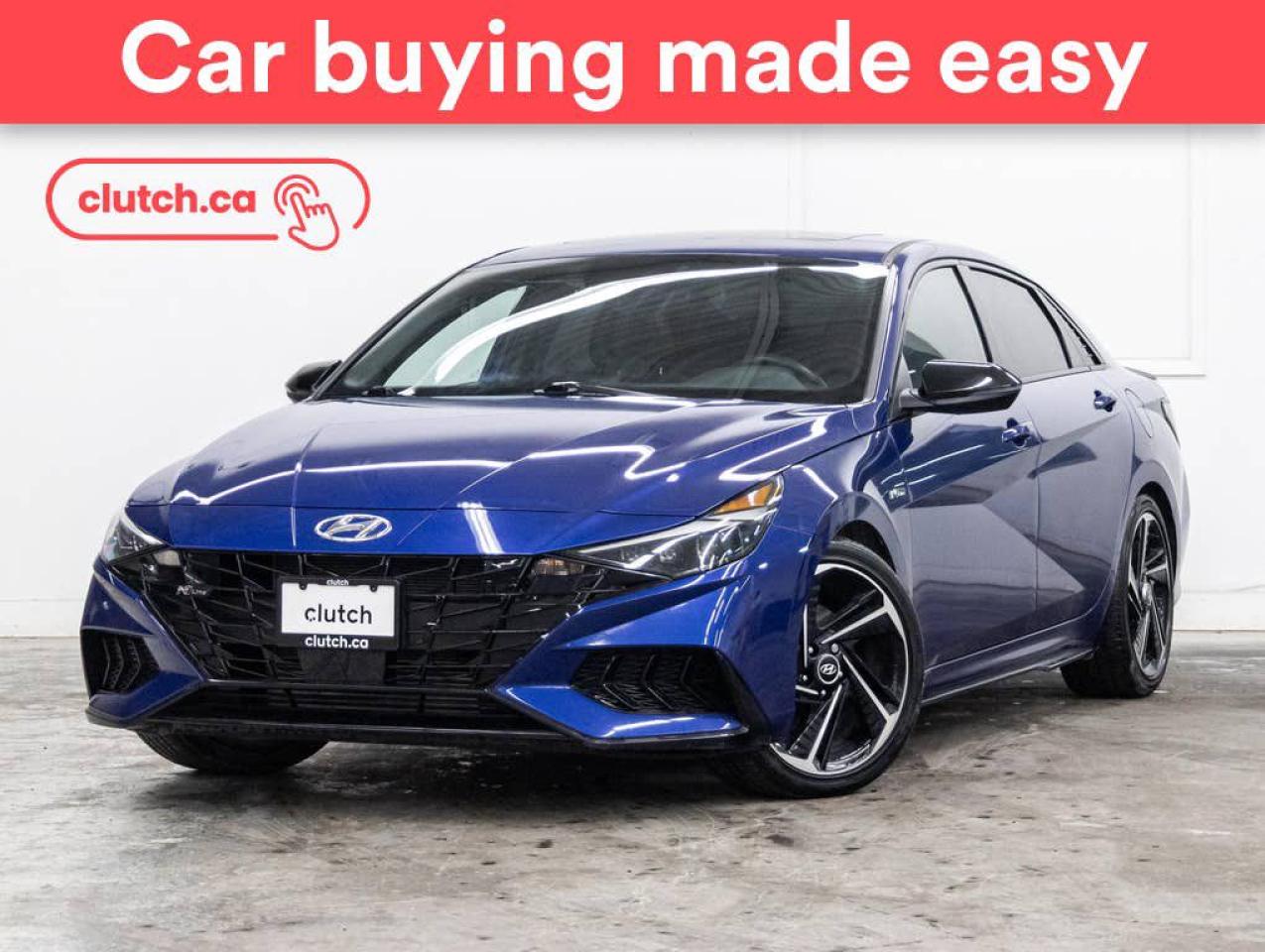 Used 2023 Hyundai Elantra N-Line Ultimate w/ Apple CarPlay & Android Auto, Rearview Cam, Nav for sale in Toronto, ON