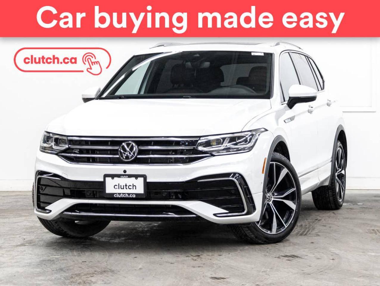 Used 2024 Volkswagen Tiguan Highline R-Line AWD w/ Apple CarPlay & Android Auto, Panoramic Moonroof, 360 Cam for sale in Toronto, ON