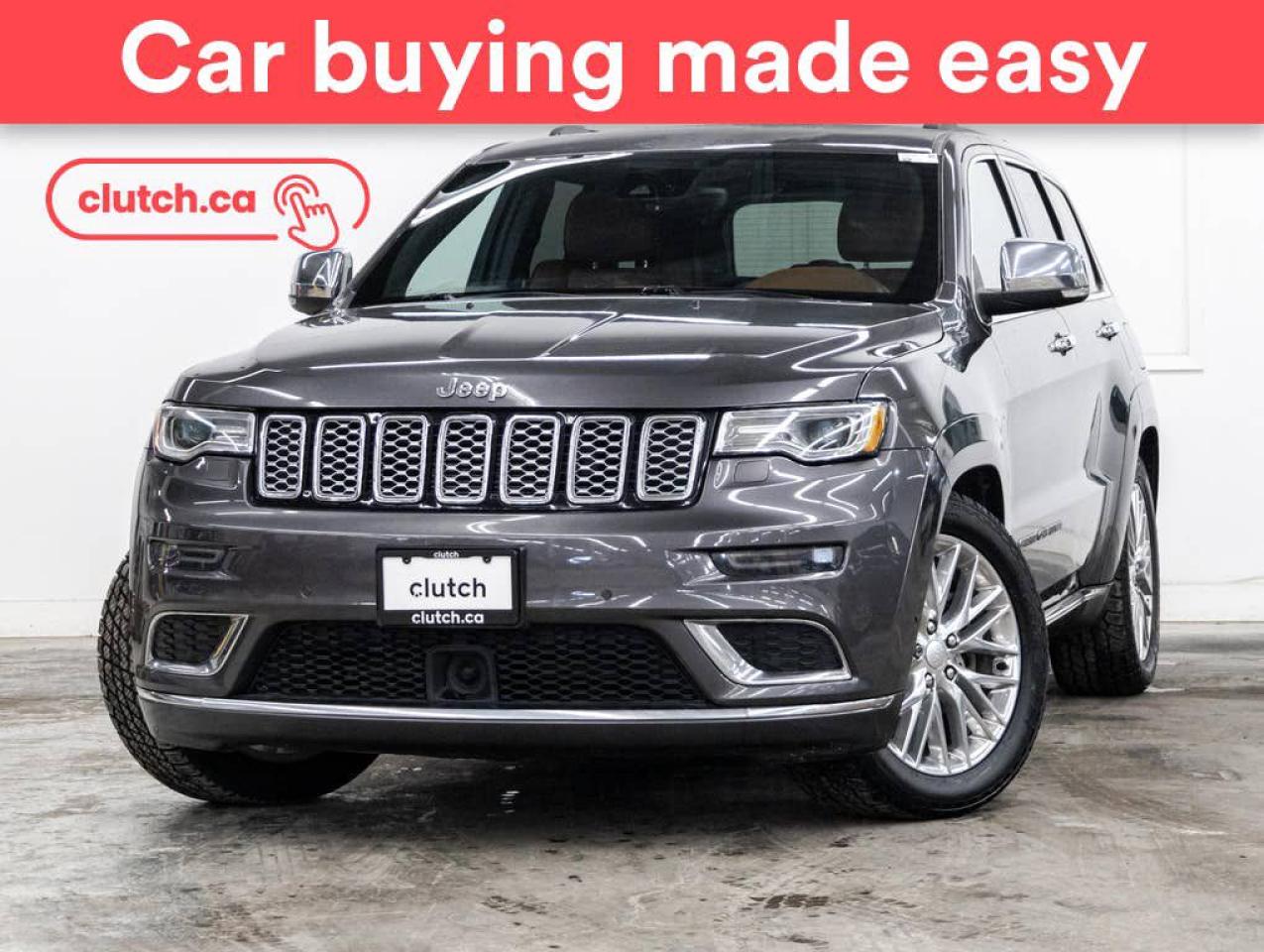 Used 2017 Jeep Grand Cherokee Summit 4x4 w/ Front Heated Seats, Rearview Cam, Dual Zone A/C for sale in Toronto, ON