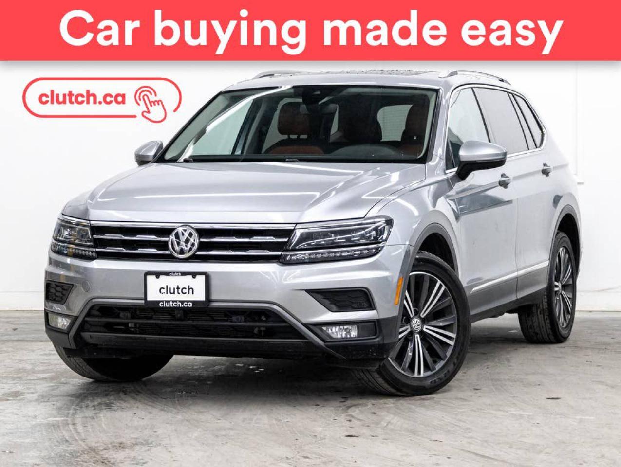 Used 2020 Volkswagen Tiguan Highline AWD w/ Advanced Driver Assistance Systems Pkg w/ Apple CarPlay & Android Auto, Rearview Cam, Dual Zone A/C for sale in Toronto, ON