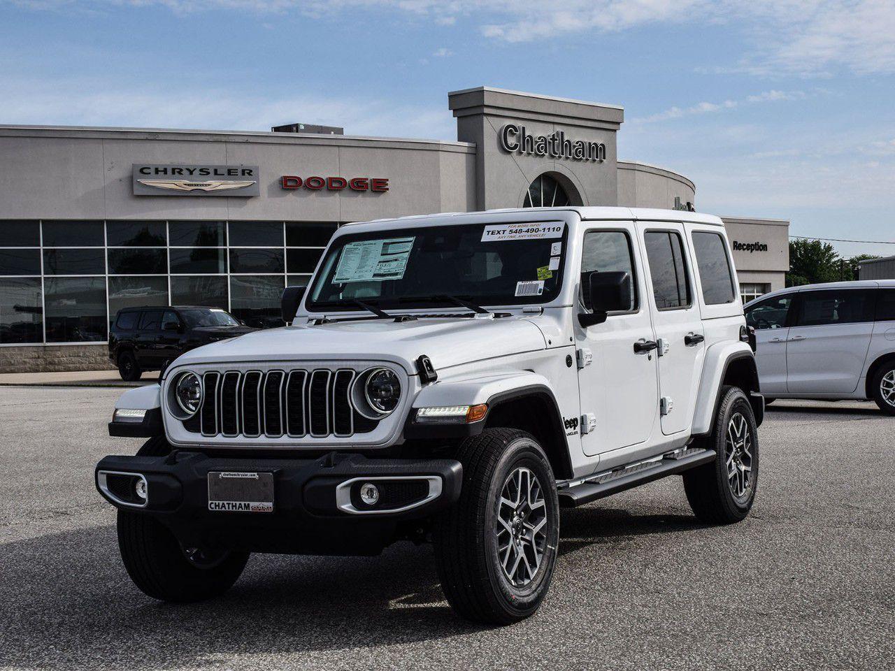 New 2025 Jeep Wrangler Sahara 4 Door 4x4 for sale in Chatham, ON