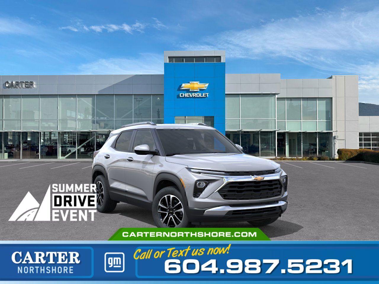 New 2024 Chevrolet TrailBlazer 1LT | Alum Wheels/LED Lights/Cruise/HD Cam for sale in North Vancouver, BC