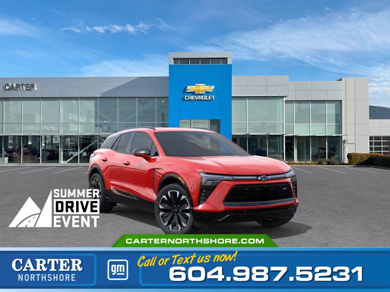 New 2024 Chevrolet Blazer EV 1RS AWD | 521Km Range/Ventilated Seats/Bose Skprs for sale in North Vancouver, BC