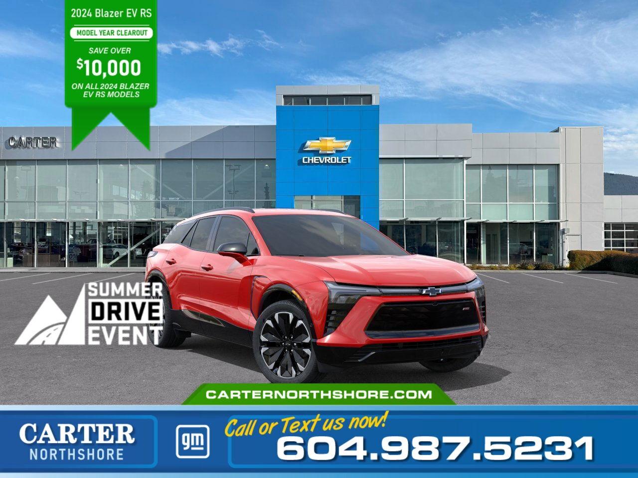 New 2024 Chevrolet Blazer EV 1RS AWD | 521Km Range/Ventilated Seats/Bose Skprs for sale in North Vancouver, BC