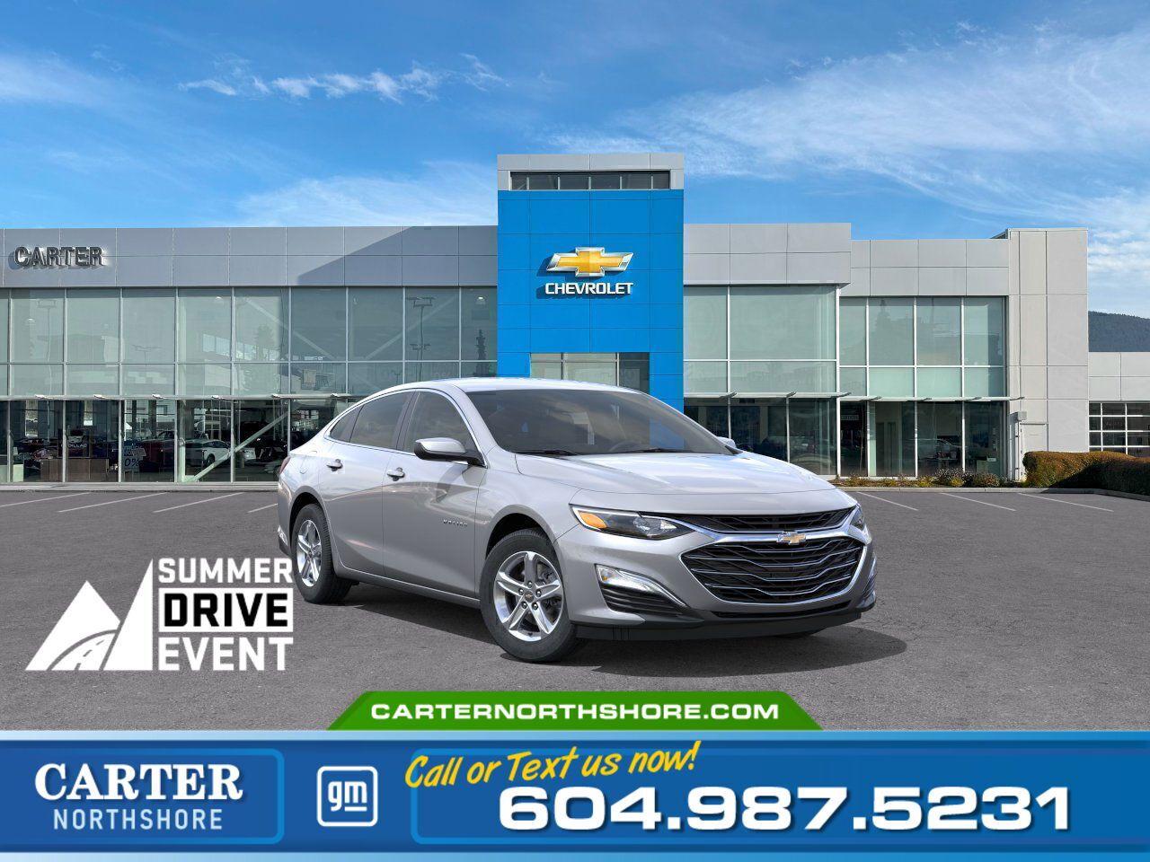 New 2024 Chevrolet Malibu 1LS | Alum Wheels/Cruise Ctrl/Driver Assist Pkg for sale in North Vancouver, BC