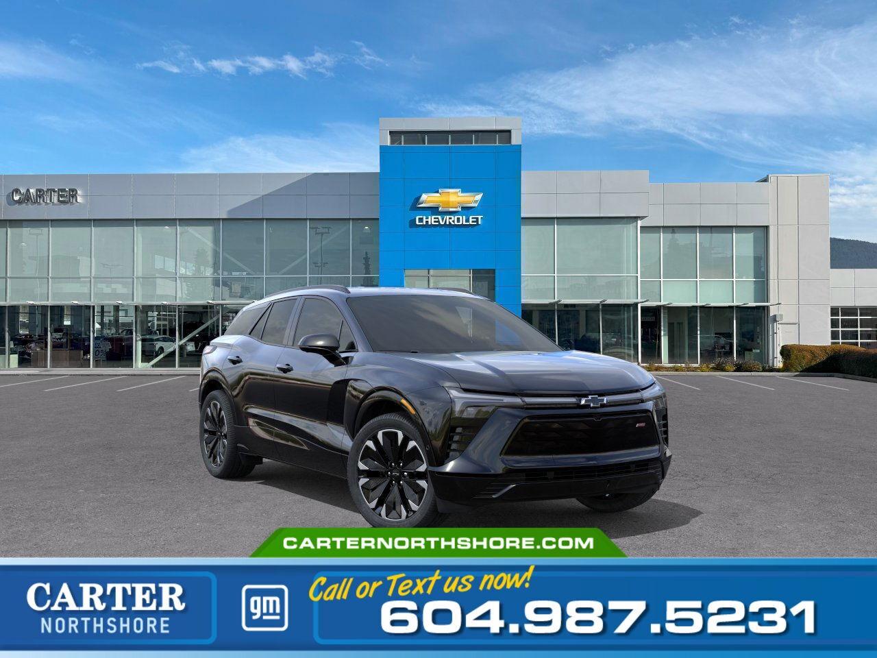 New 2024 Chevrolet Blazer EV 1RS AWD | 521Km Range/Autosense Lft Gte/Roof Rails for sale in North Vancouver, BC