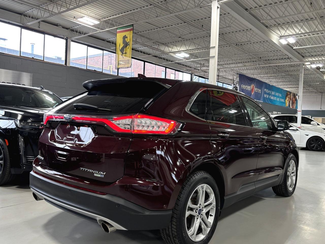 2018 Ford Edge Titanium AWD|ECOBOOST|NAV|CREAMLEATHER|PANOROOF|++ - Photo #4