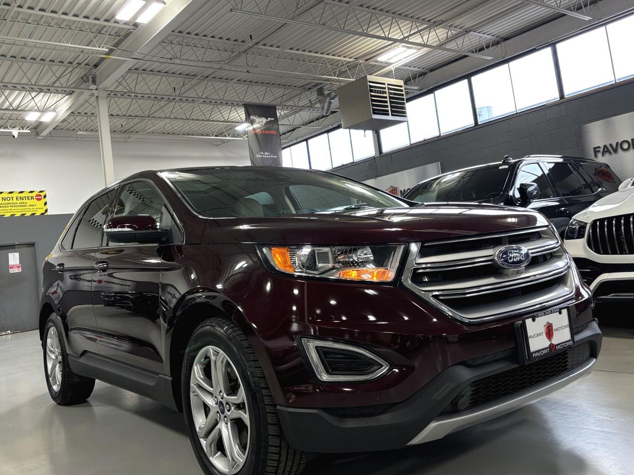 2018 Ford Edge Titanium AWD|ECOBOOST|NAV|CREAMLEATHER|PANOROOF|++ - Photo #2