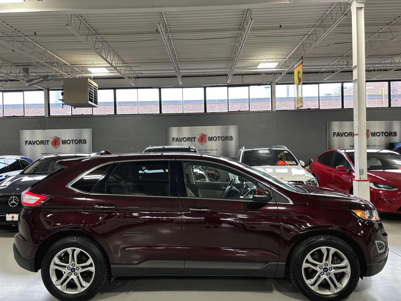 2018 Ford Edge Titanium AWD|ECOBOOST|NAV|CREAMLEATHER|PANOROOF|++ - Photo #3