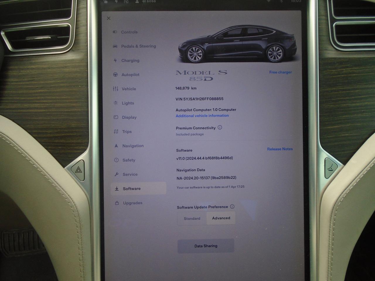 2015 Tesla Model S 85D AWD FREE SUPERCHARGE 581KM FULL CHARGE - Photo #17