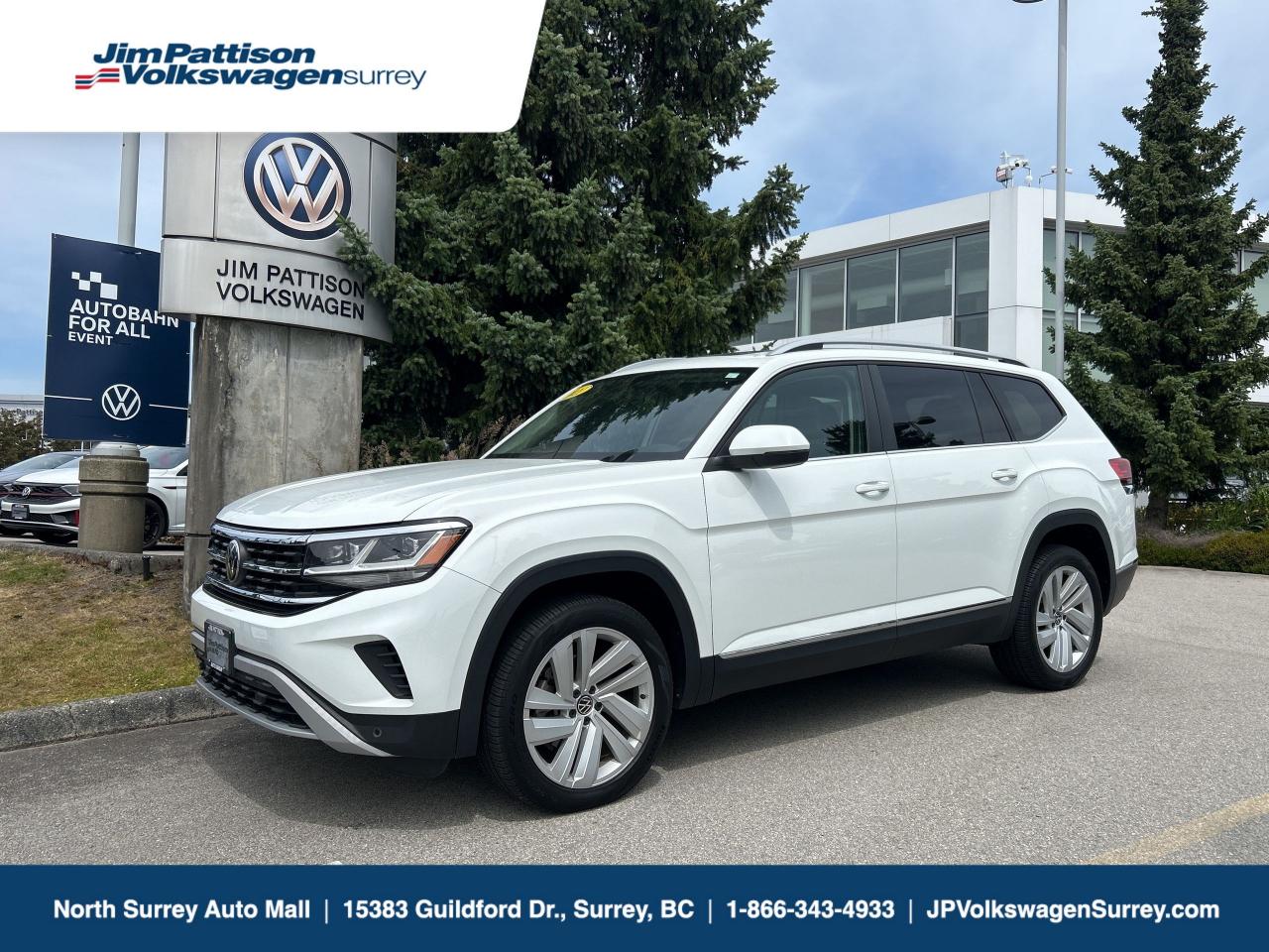 Used 2021 Volkswagen Atlas Highline 3.6 FSI 4MOTION LOW KM'S! for sale in Surrey, BC