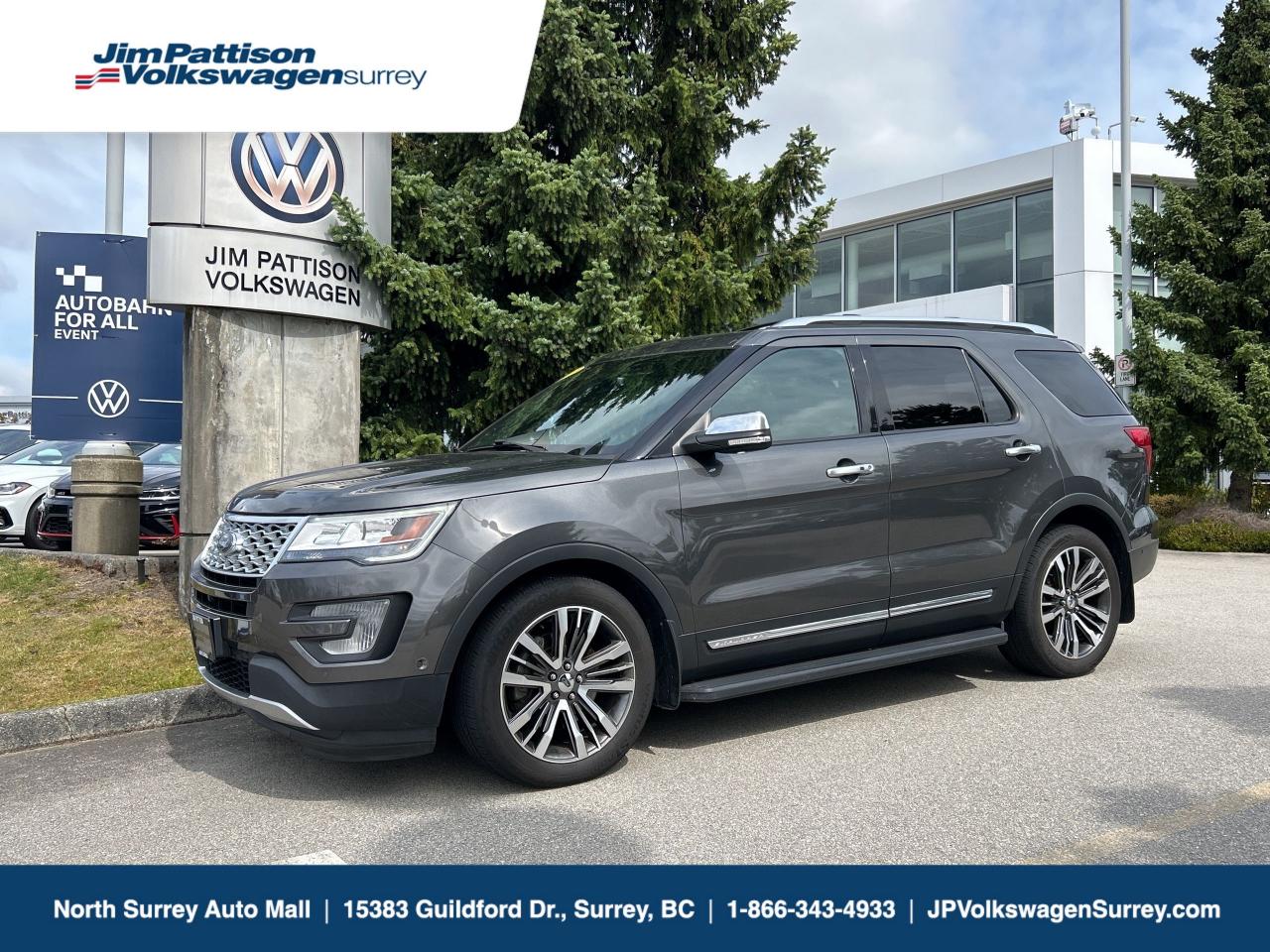 Used 2017 Ford Explorer 4WD 4DR PLATINUM for sale in Surrey, BC