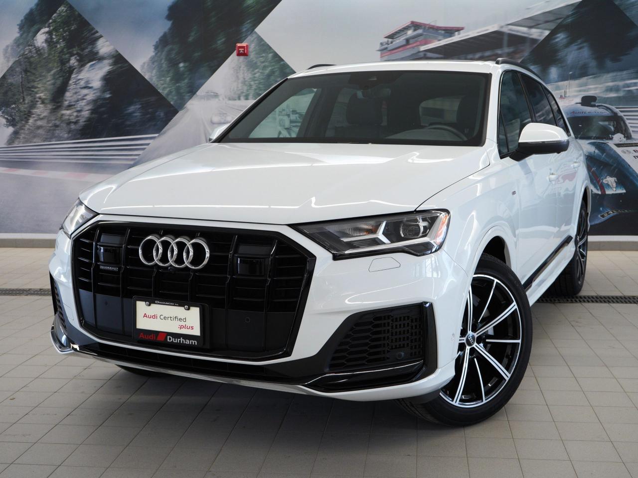 Used 2021 Audi Q7 3.0T Progressiv + Blk Pkg | Trailer Hitch | Low km for sale in Whitby, ON