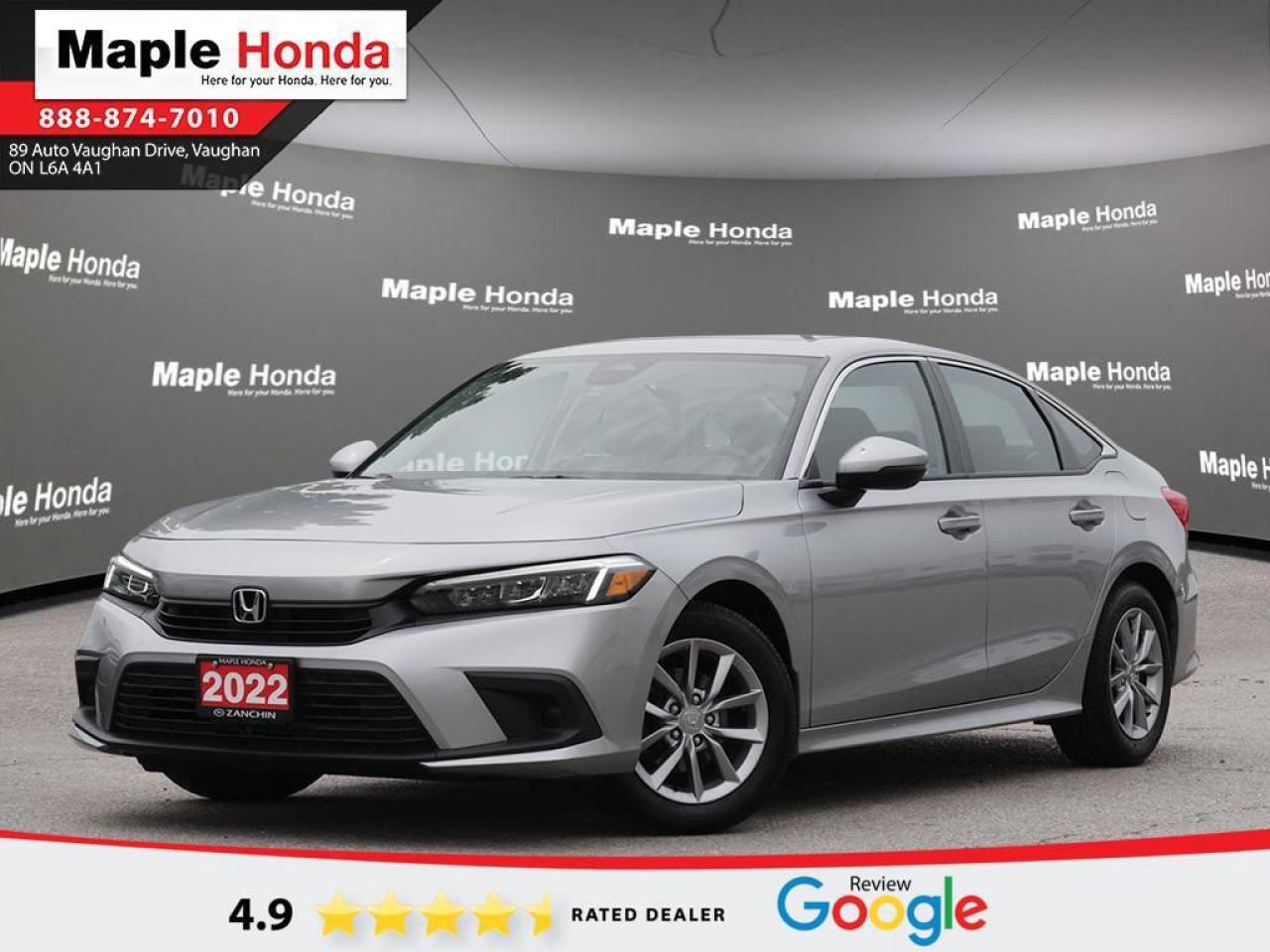 Used 2022 Honda Civic Sedan Sunroof| Heated Seats| Auto Start| Honda Sensing| for sale in Vaughan, ON