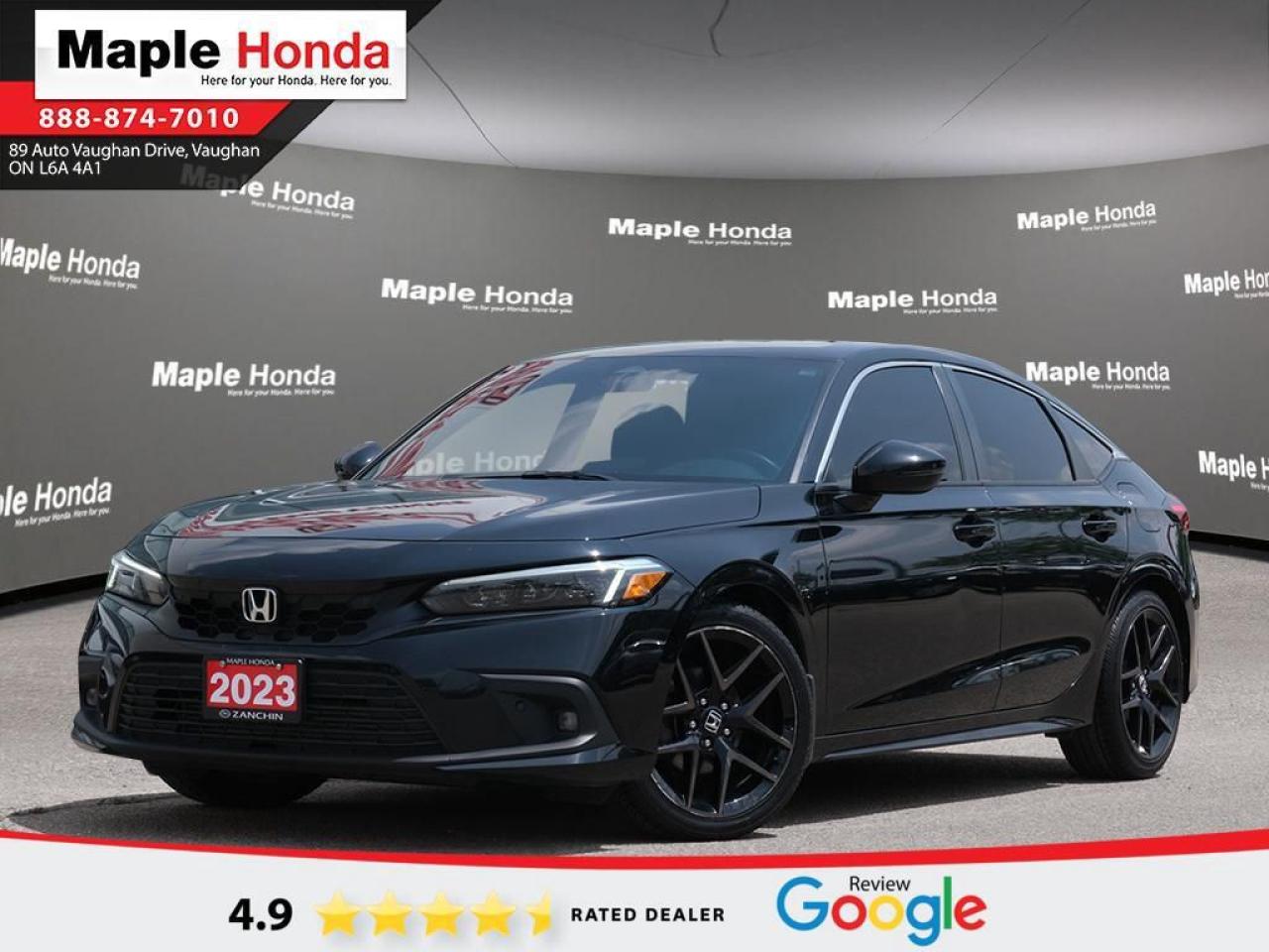 Used 2023 Honda Civic Hatchback Leather Seats Navigation|Sunroof| Blind Spot Senso for sale in Vaughan, ON