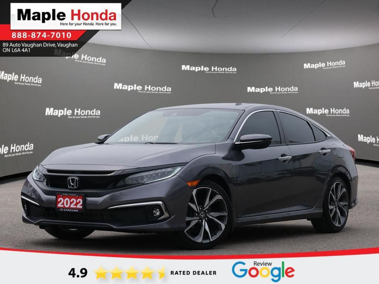 Used 2021 Honda Civic Sedan Navigation| Leather Seats| Auto Start| Honda Sensi for sale in Vaughan, ON